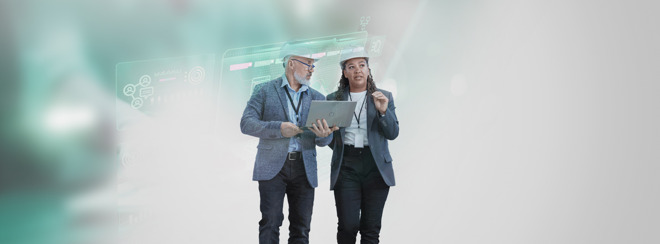 Resources banner for Fetch Automation showing two engineers in hardhats discussing data.